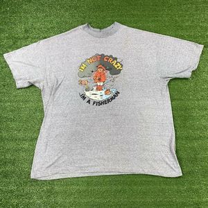Vintage 80’s I’m Not Crazy I’m A Fisherman T-Shirt